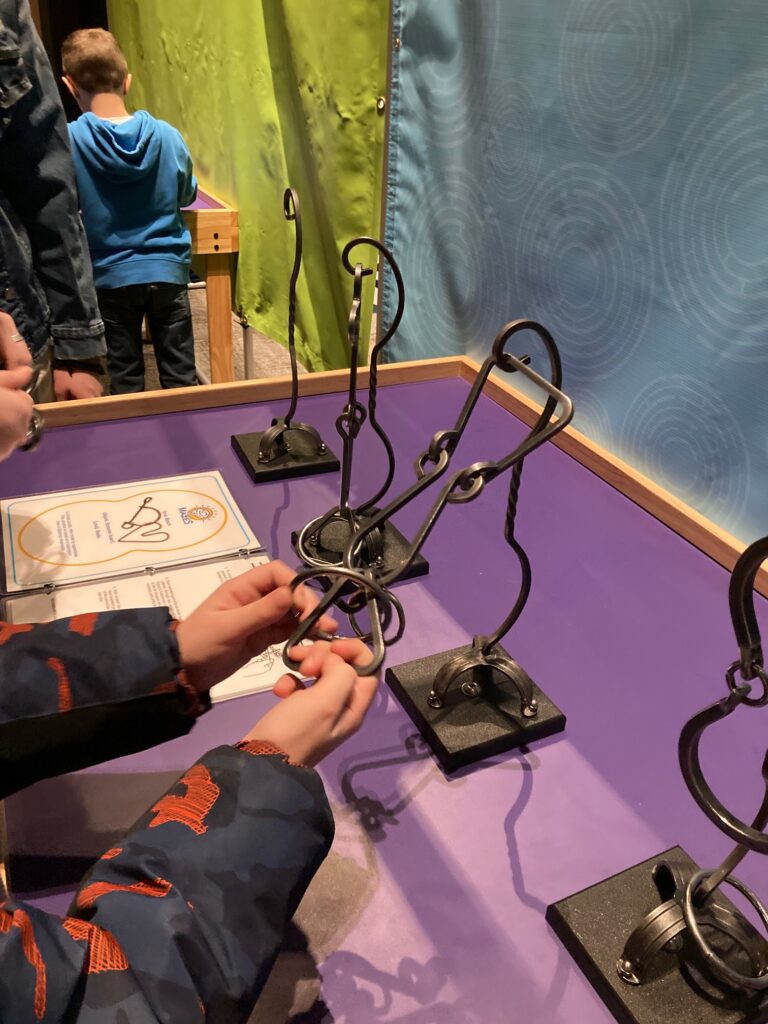 Mazes and Brain games at Sloan Museum in Flint. Michigan