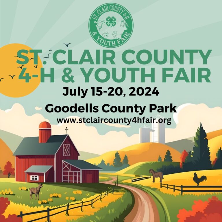 Win a SixDay Pass to the St. Clair County 4H and Youth Fair 2024