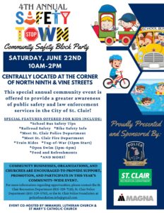 Safety Town St. Clair 2024