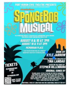 SpongeBob the Musical Port Huron Civic Theater