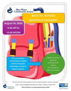 2024 Backpack Giveaway Community Action