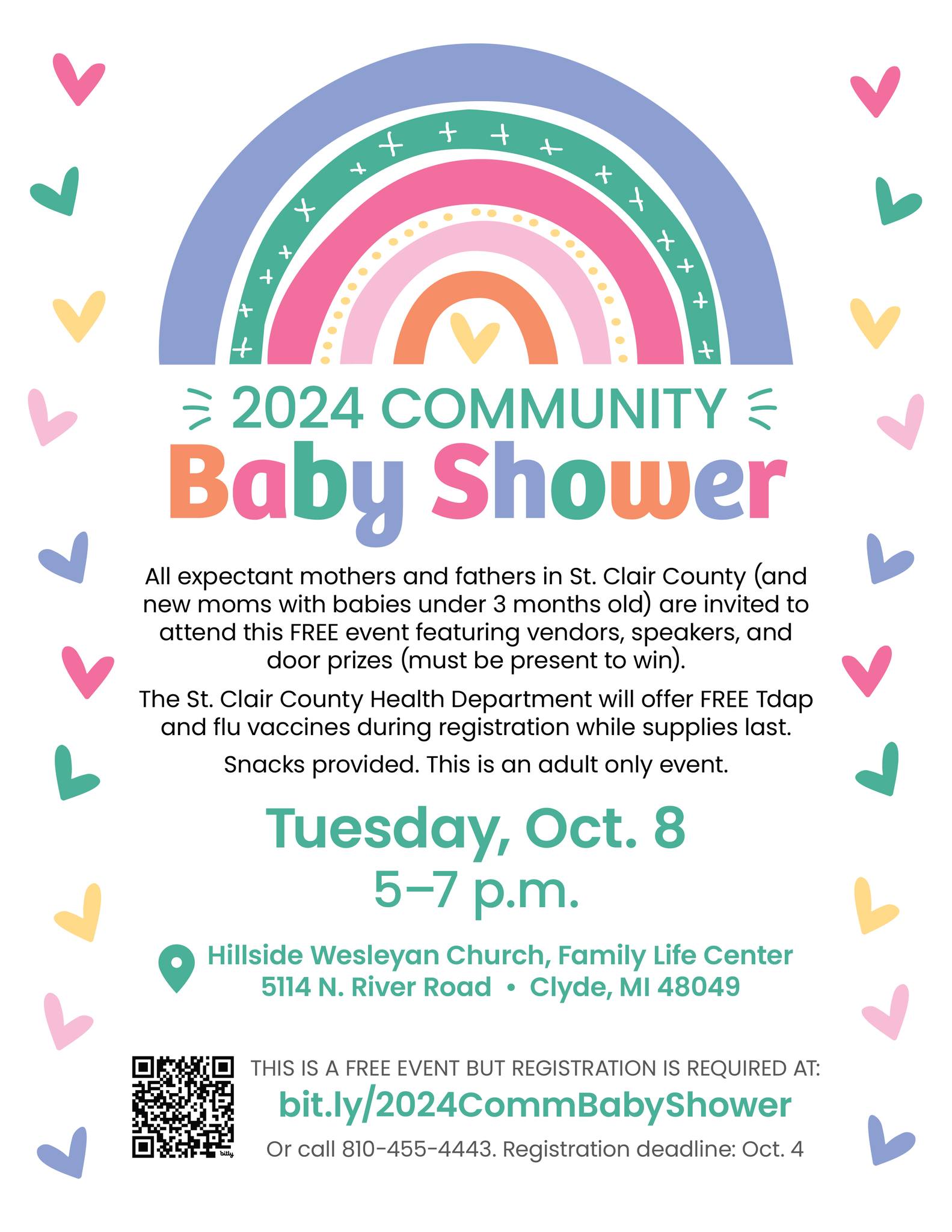 2024 Community Baby Shower St. Clair County Michigan