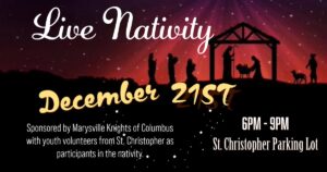 St. christopher Live nativity