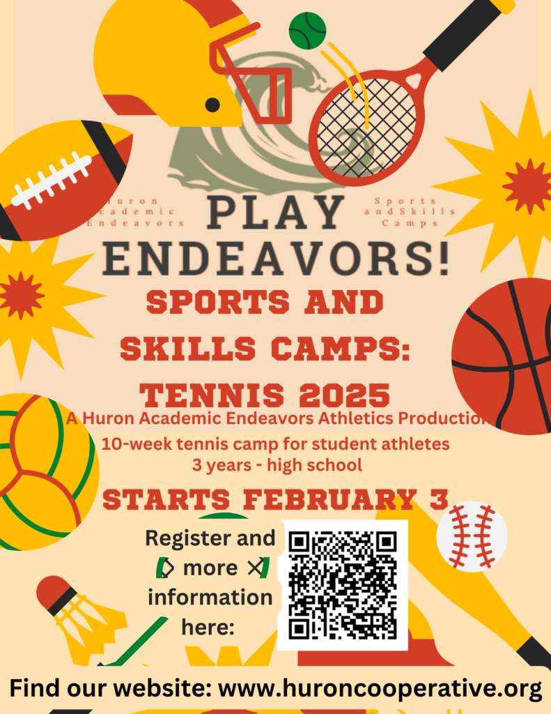 Huron Academic Endeavors Tennis Camp