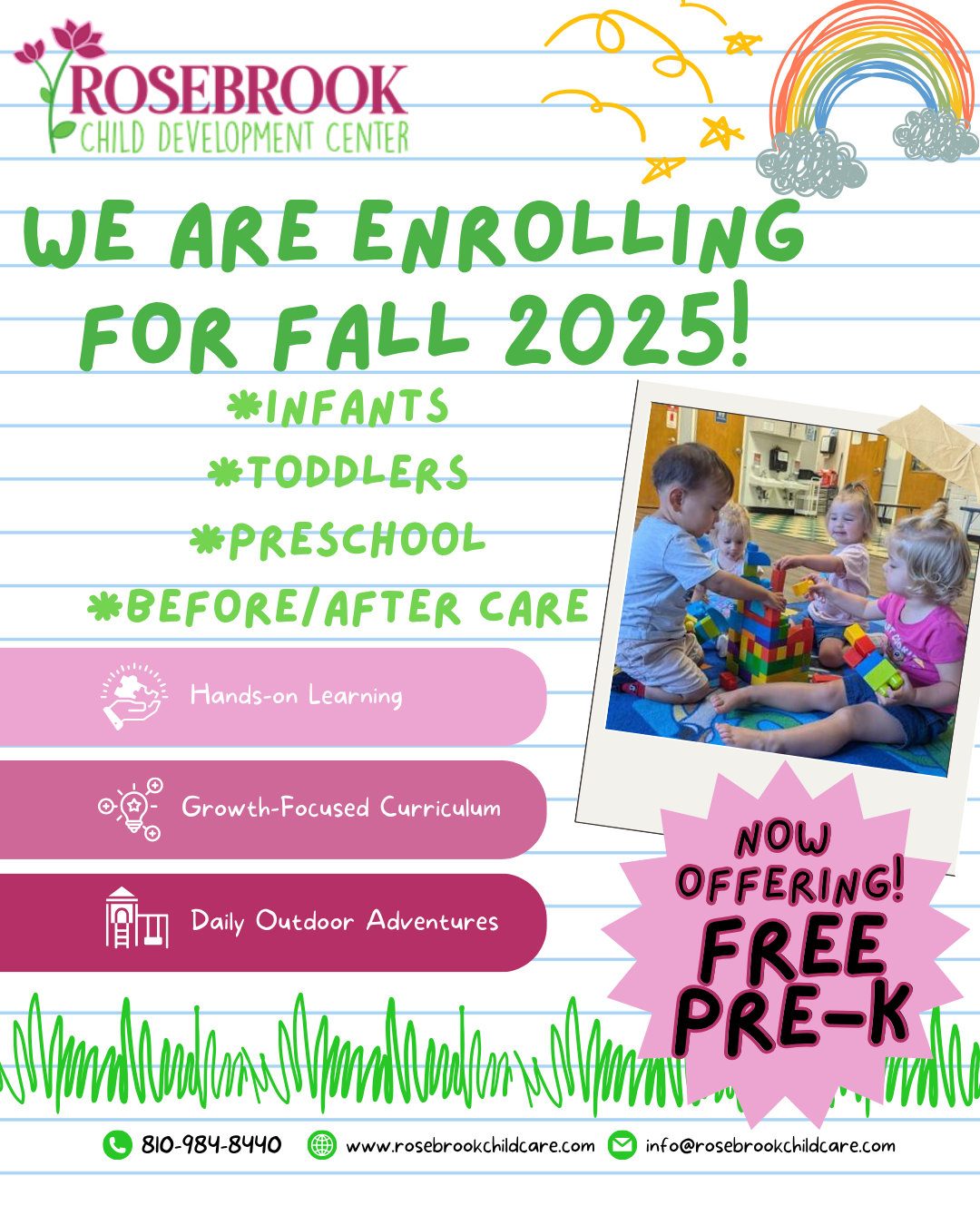 Rosebrook Now Enrolling Kimball