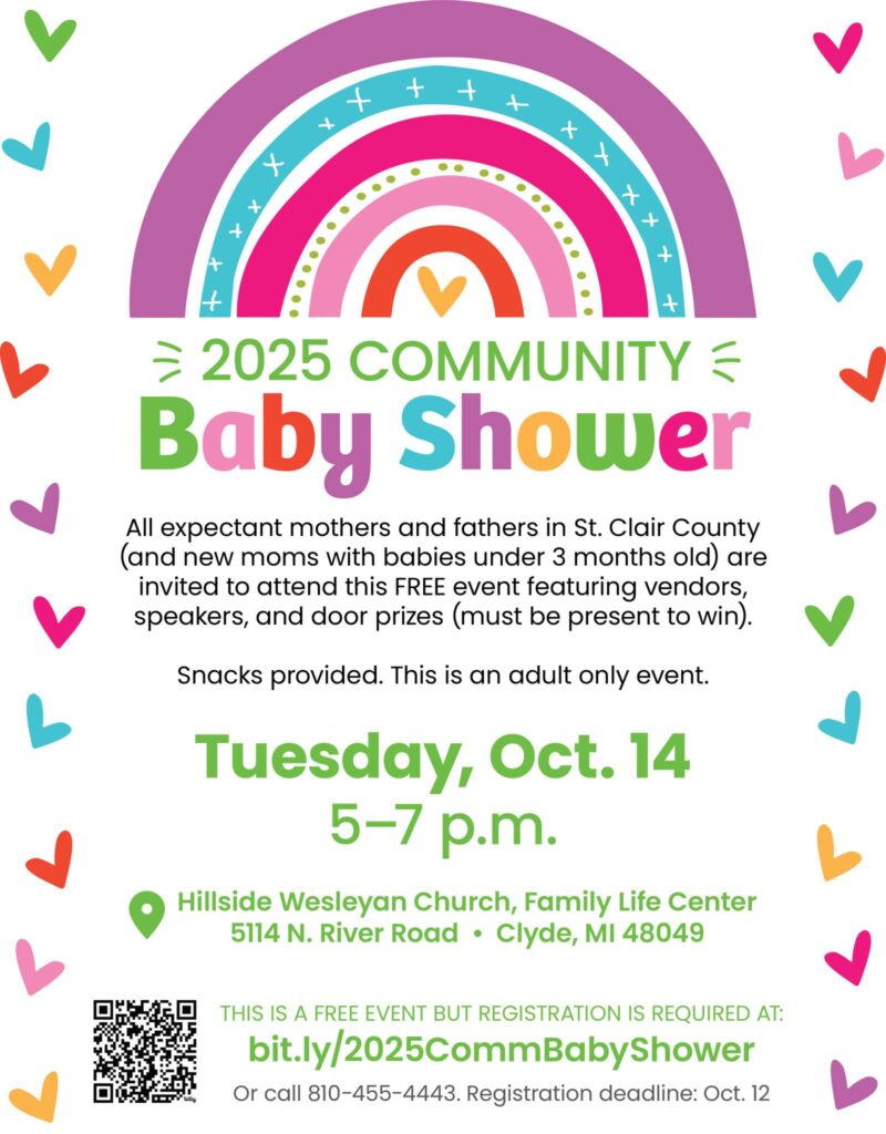 St. clair County Community Baby Shower