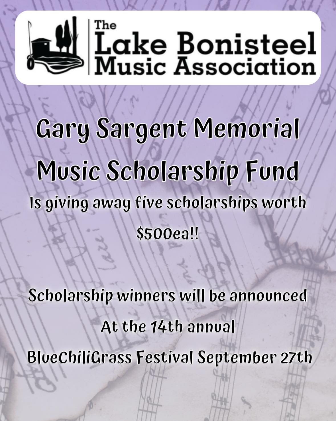 Lake Bonisteel Music Association Scholarships
