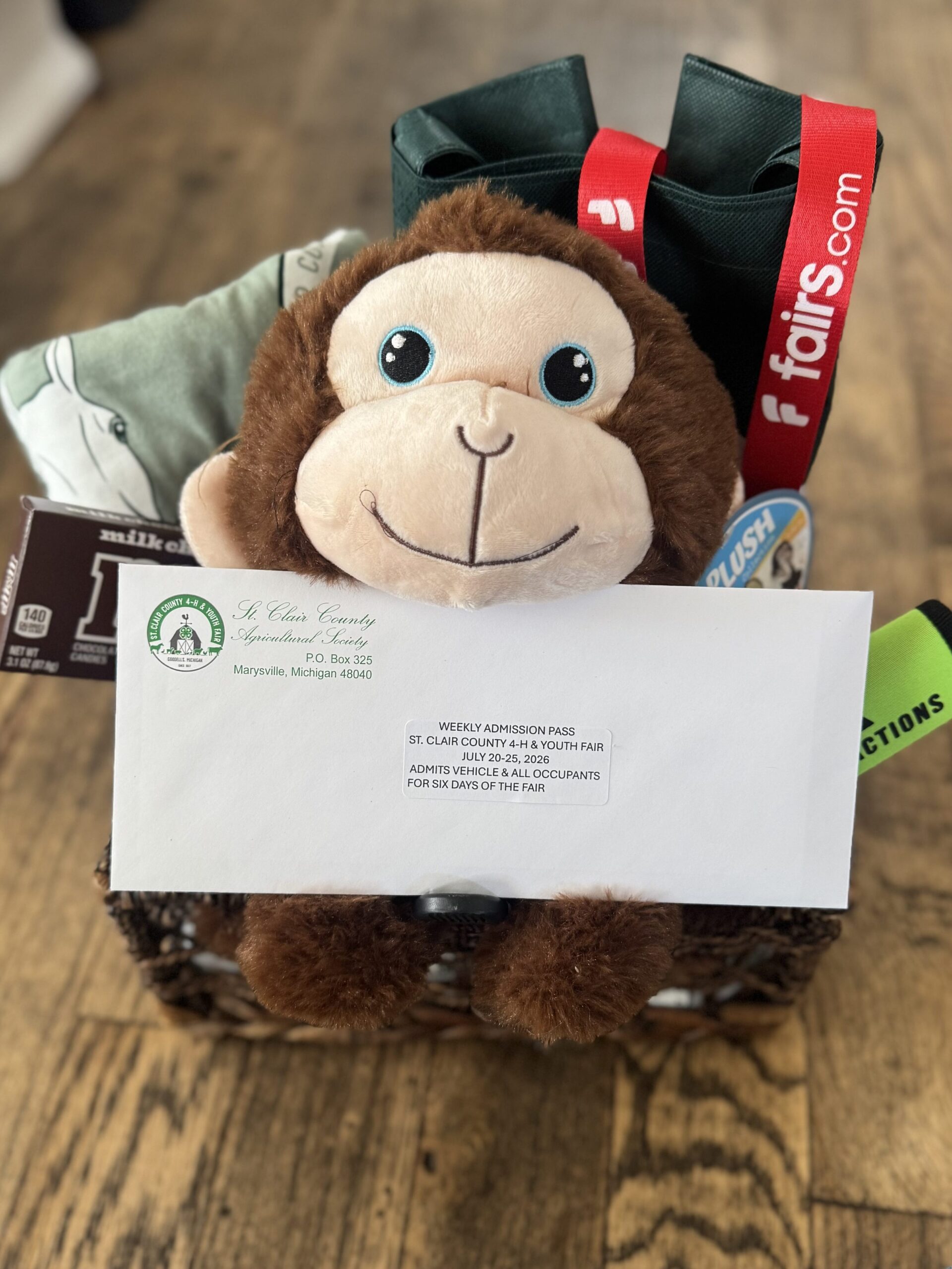 4H Fair Giveaway basket