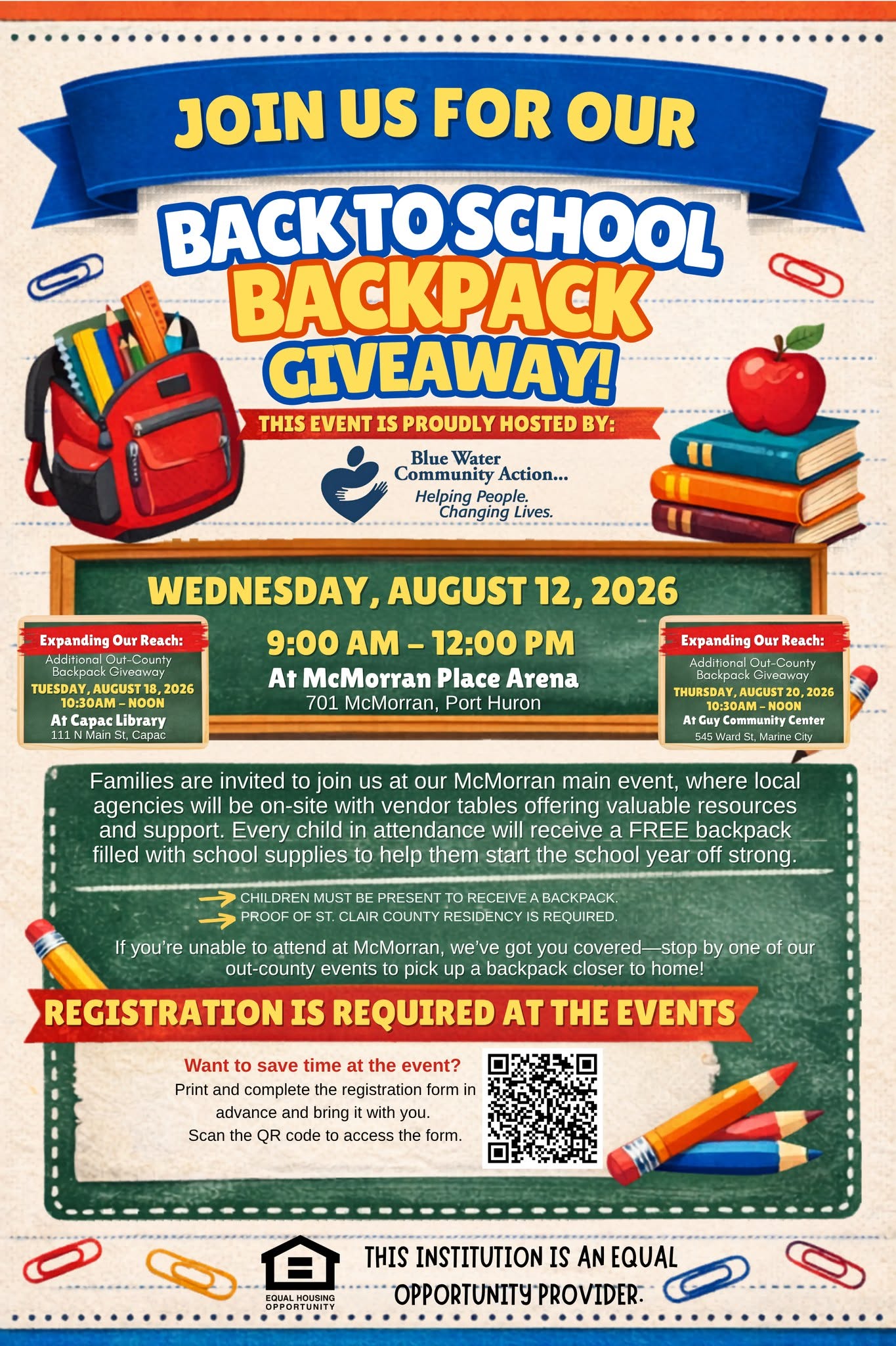Free Backpack Giveaway