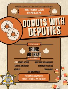 Donuts with Deputies in Marysville, MI