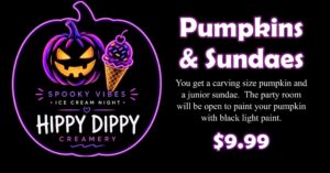 Hippy Dippy Pumpkins and Sundaes
