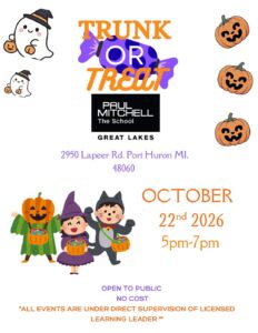 Paul Mitchell the School Great Lakes Trunk or Treat